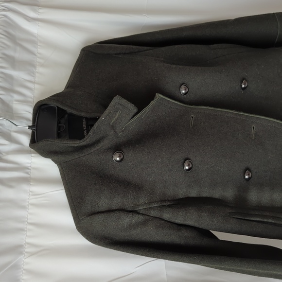 Banana Republic Dark Green Military Jacket - Picture 2 of 5